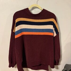 American Eagle Outfitters Multicolor Striped Sweater